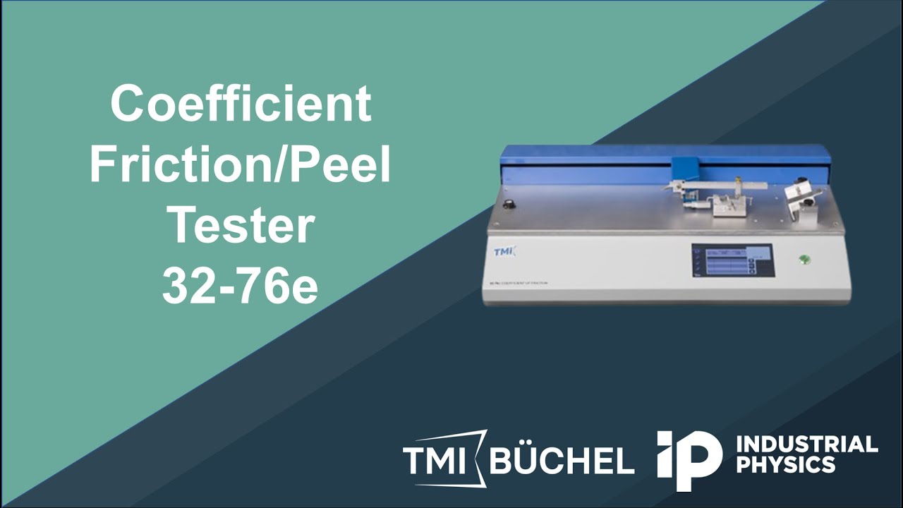 Testing Machines Inc. 32-76e: Precision COF and Peel Testing