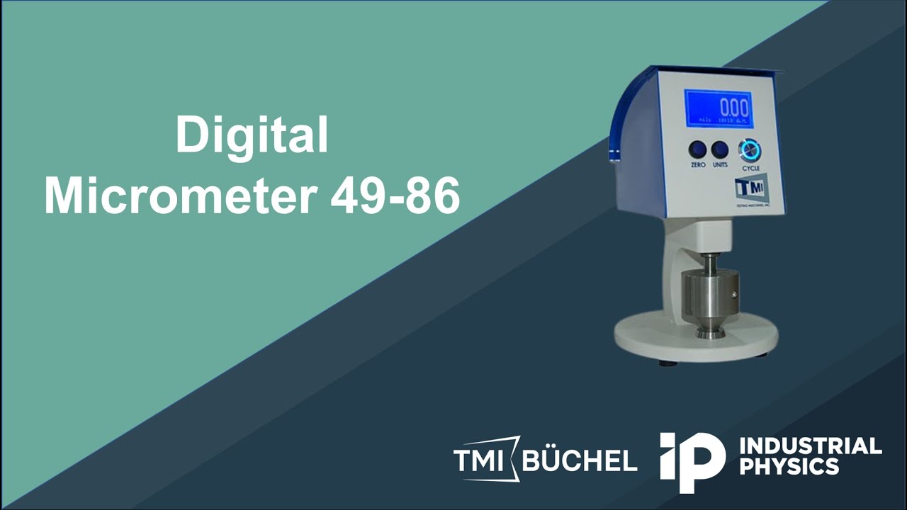 Digital Micrometer 49-86: Material Thickness Measurement
